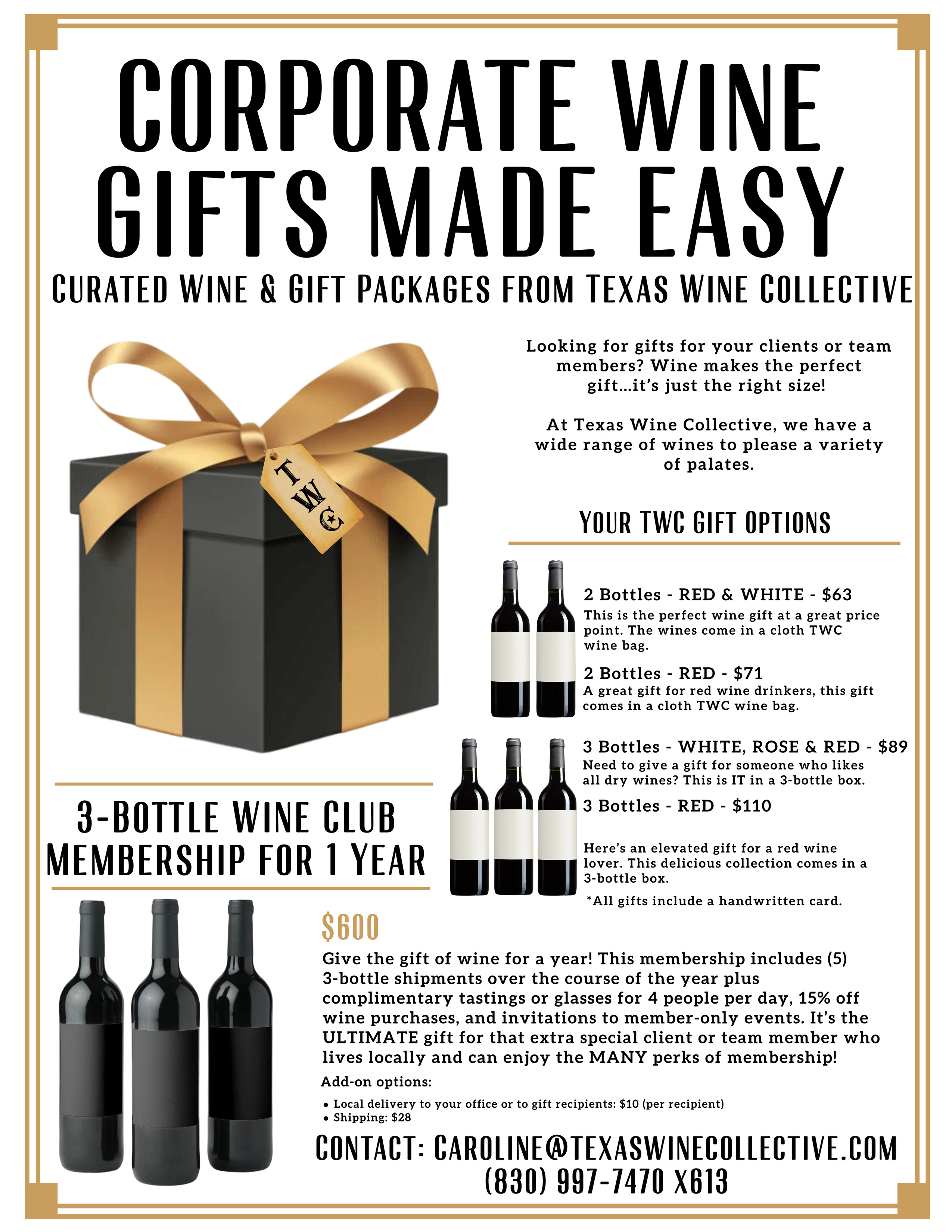 Corporate Gifting, Texas Gift Giving, Texas Corporate Gifts